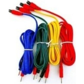 Resim Kablolu Compex Cihaz Uyumlu Elektroterapi Cihazı Kablosu Seti 4 