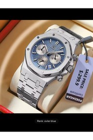 Resim OLEVS ZAMANA ŞIK BİR DOKUNUŞ ZARİF ERKEK KOL SAATİ ÇELİK 2026 SU GEÇİRMEZ 