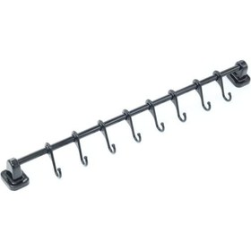 Resim Güçlü Yapıştırma 8 Li Askı Rayı (45 cm) 