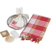 Resim DefneToprak Peştemal Hamam Seti 6'LI 