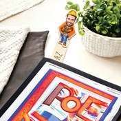 Resim Mühendis Karikatürlü Çubuk Kitap Ayracı 