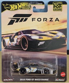 Resim 2025 Hot Wheels Premıum Pop Culture 2016 Ford Gt Race/course Forza Sarı 