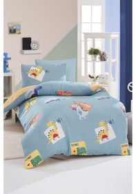 Resim Junior Nevresim Seti Tek Kişilik Good Dino Yeşil 