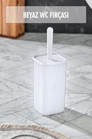 Resim WC Fırçası & Tuvalet Fırçası Beyaz 2 Parça 