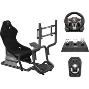 Resim Thull Gaming Yarış Si̇mülatörü Kokpi̇ti̇ ve Yarış Di̇reksi̇yon Viites Pedal Seti̇ Thl-Gdpcr-01 