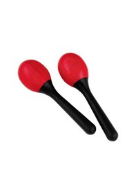 Resim Nino Plastik Yumurta Maracas kırmızı 