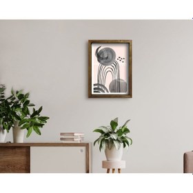 Resim Bk Home Doğal Masif Ahşap Çerçeveli Tablo 45X65Cm-91 (551057342) 