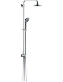 Resim Grohe Euphoria Sistem Duvara Monte Yön Değiştiricili Duş Sistemi 27421001 Krom 