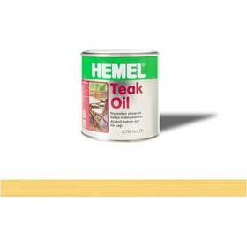 Resim Hemel Teak Oil Şeffaf Tik Yağı 0,75 Lt 