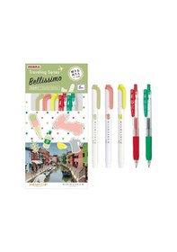 Resim Sarasa Clip Mildliner Traveling Serisi Zeytin Jel Mürekkepli Kalem 0.5 Mm Src-se-tr-5cı Çok Renkli 