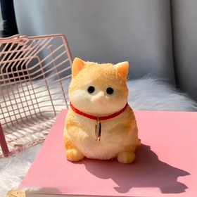 Resim Sıkıştır Kedi Peluş Oyuncak - Ultra-Realistik, Yumuşak ve Yavaş Geri Dönüş, Yaratıcı Duyusal Oyun Nesnesi, Ofis için İdeal Masa Aksesuarı, Sevgililer Günü, Noel Hediyesi, Sevgililer Günü Hediyesi | Oyuncak Kedi Tasarımı | Yumuşak Dokulu 