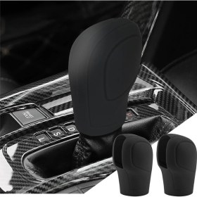 Resim Luenaarry Araba Vites Topuzu Kapağı Evrensel Araç Iç Parçaları Siyah (Yurt Dışından) 