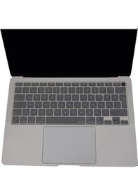 Resim Apple Uyumlu MacBook Air M1 13.3inç Klavye Koruyucu Touchıd'li Us-abd İngilizce A2179 A2337 İle Şeffaf 