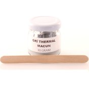 Resim Kavanozda 30 Gram Gri Termal Macun Katı Kıvamlı İşlemci 