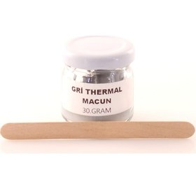 Resim Kavanozda 30 Gram Gri Termal Macun Katı Kıvamlı İşlemci 