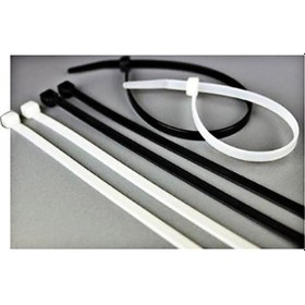 Resim Zenith Kablo Bağı Plastik Cırt Tesisat Kelepçesi 3.6 X 200 Mm 100 Adet Siyah 