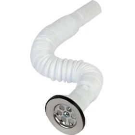 Resim Özbest Rekorlu Körüklü Lavabo Sifonu Paslanmaz + Adaptör Conta 