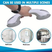 Resim Gelişmiş Duş Dökme Kolları: Yaşlar İçin ve Engelliler İçin Güvenli Emniyet Kolları - Seramik, Cam ve Plastik üzerinde Dayanıklı Denge Yardımı - Kaymayan Banyo ve Duş Tutunma Kolları 