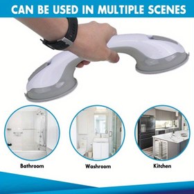 Resim Gelişmiş Duş Dökme Kolları: Yaşlar İçin ve Engelliler İçin Güvenli Emniyet Kolları - Seramik, Cam ve Plastik üzerinde Dayanıklı Denge Yardımı - Kaymayan Banyo ve Duş Tutunma Kolları 