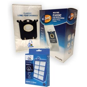 Resim Elektrolux Uyumlu El 7020 Mega 12'li Paket Toz Torbası + Hepa Filtre 