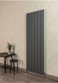 Resim Warma Drama Dikey Alüminyum Radyatör 565x1800 Pütürlü Beyaz Ral 9016 