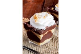 Resim Trend Hediye Sepeti Plastik Prizma Kübik Kapaksız Şeffaf Kase 200 cc 15 Adet 