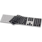 Resim McStorey Apple Magic Keyboard Uyumlu Klavye Koruyucu A1243 USB Kablolu UK-US İngilizce-Türkçe Baskı 