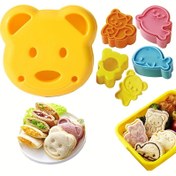 Resim 5 Adet Plastik Sandviç Kesici, Mini Karikatür Ayı, Sincap, Deniz Köpeği, Ekmek Bıçağı, Bento Öğle Yemeği Pişirme Kalıbı, Çeşitli Renkler, Çocuklar İçin Hayvan Temalı Mutfak Aracı 