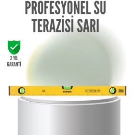 Resim Zero Land Techmrt 600 mm Su Terazisi Sarı Dalı Gövde Hassas Ölçüm 