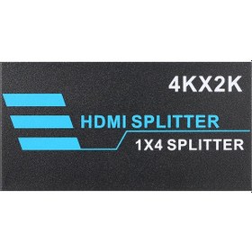 Resim Yaozixa Hdmı Bölücü 1 Giriş 4 Çıkış, 4k 3840x2160 30hz, Metal Kasa, Hd 1.4b, 4 Ekran Paylaşımı, Ses Formatları Desteği, Avrupa Standartı Diğer 