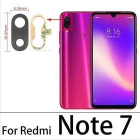Resim Xiaomi REDMİ NOTE 7 Arka Kamera Camı Lens Yapışkanlı 