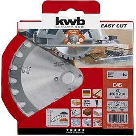 Resim Kwb Tepsi Testere 160 X 20mm 24 Diş E45 584533 