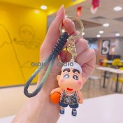 Resim Silver1 Zarif Anti-Kayıp Araba Anahtarlık Okul Çantası Çekicilik Bebek Yaratıcı Erkek ve Kadın Çift Yıldız Ayı Anahtarlık (Yurt Dışından) 