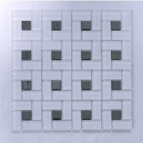 Resim MozaiKristaL Mutfak Tezgah Arası Kristal Cam Mozaik. Cam Ölçüleri: 23X23X48X4 Mm. File Ölçüsü: 30X30 Cm. ( 1 Koli = 1 m2 Fiyatıdır ) 