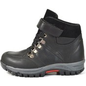 Resim O.S Hakiki Yağlı Deri Siyah Cırtlı Trekking Erkek Çocuk Bot 26-30 Siyah 
