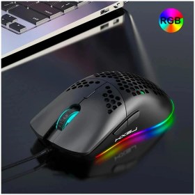 Resim Nuveden Ieg™ Hxsj J900 USB Kablolu Rgb Dpi Oyuncu Mouse Gaming MOUSE-(5775) 