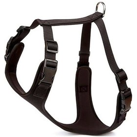 Resim Doggie Havalı Dokuma Köpek Göğüs Tasması Xlarge Siyah 2.5x65-75 Cm Çok Renkli 