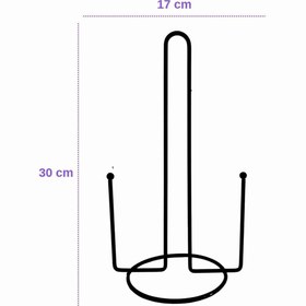 Resim bimbambom Havluluk Dik Siyah Metal Havluluk Düzenleyici, Dekoratif Kağıt Havluluk 