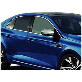 Resim Renault Megane 4 Sd 2015 -2021 12 Parça Krom Cam Çıtası Kompl 