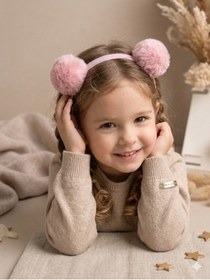 Resim Laria Soft Touch Ponponlu Bebek Çocuk 2’Li Bandana Seti 