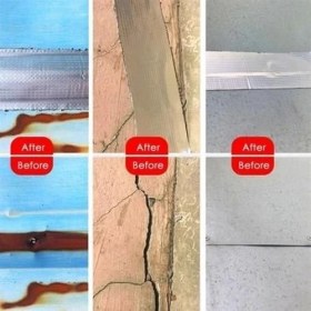 Resim Nacario Yüksek Sıcaklık Dayanan Su Geçirmez Alüminyum Folyo Çatı Duvar Çatlak Onarıcı Yalıtım, 2 Metre ve 5 Metre Seçeneğiyle, Boru Yalıtımı, Yalıtım Yünleri, Panel Yalıtımı (2 Metre) 