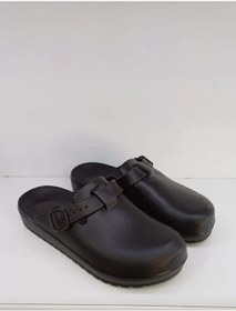 Resim awix Unisex Medikal Taban Eva Ev Dışarı Terliği Siyah 
