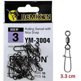Resim Remixon Ym-3004 No:3 Klipsli Fırdöndü 10 Adet 