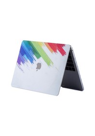 Resim Apple Uyumlu MacBook Air M1 Kılıf 13 İnç Paint03 Touchıd'li M1 Air A2337 A2179 A1932 İle Beyaz 