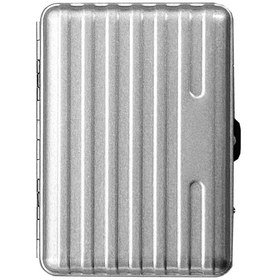 Resim Cool Bavul Desen Metal Kısa Sgara Tabakası 12li Satin Krom 