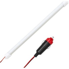 Resim Powermaster 12 Volt 5 Watt Çakmaklıklı 30 Cm Led Lamba Kamp Tipi Aydınlatma Çalışma Lambası 