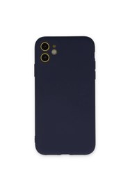 Resim artlab Art İphone 11 Kılıf Nano İçi Kadife Silikon - Lacivert Lab 