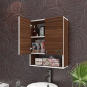 Resim Kenz Life Kilitli Banyo Dolabı Çiçerin Cvz 60*40*20 Mutfak Ofis (Mng) 