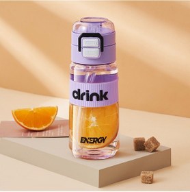 Resim Velvettides Fuxing Su Bardağı Erkek Ve Kadın Saman Bardağı Öğrenci Spor Çift Çay Bardağı Açık Portatif Su Isıtıcısı 540ml Parlak Mor 