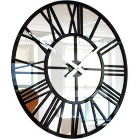 Resim Ayna Romen Rakamlı Duvar Saati 